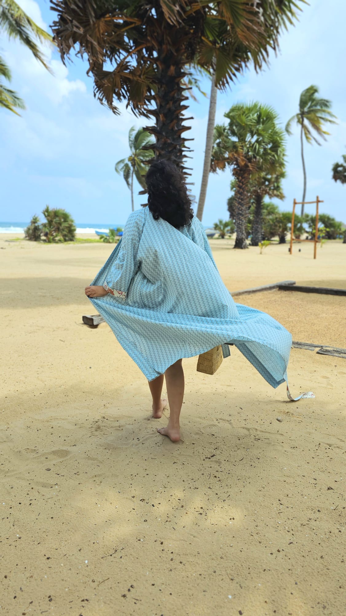 Kimono Linen Wave