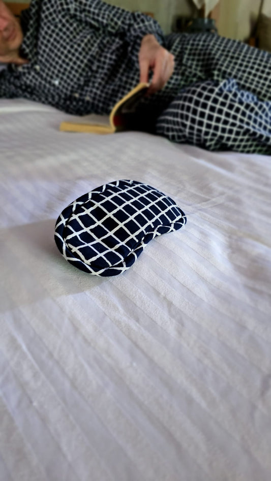 Blaues Pyjama-Set mit D