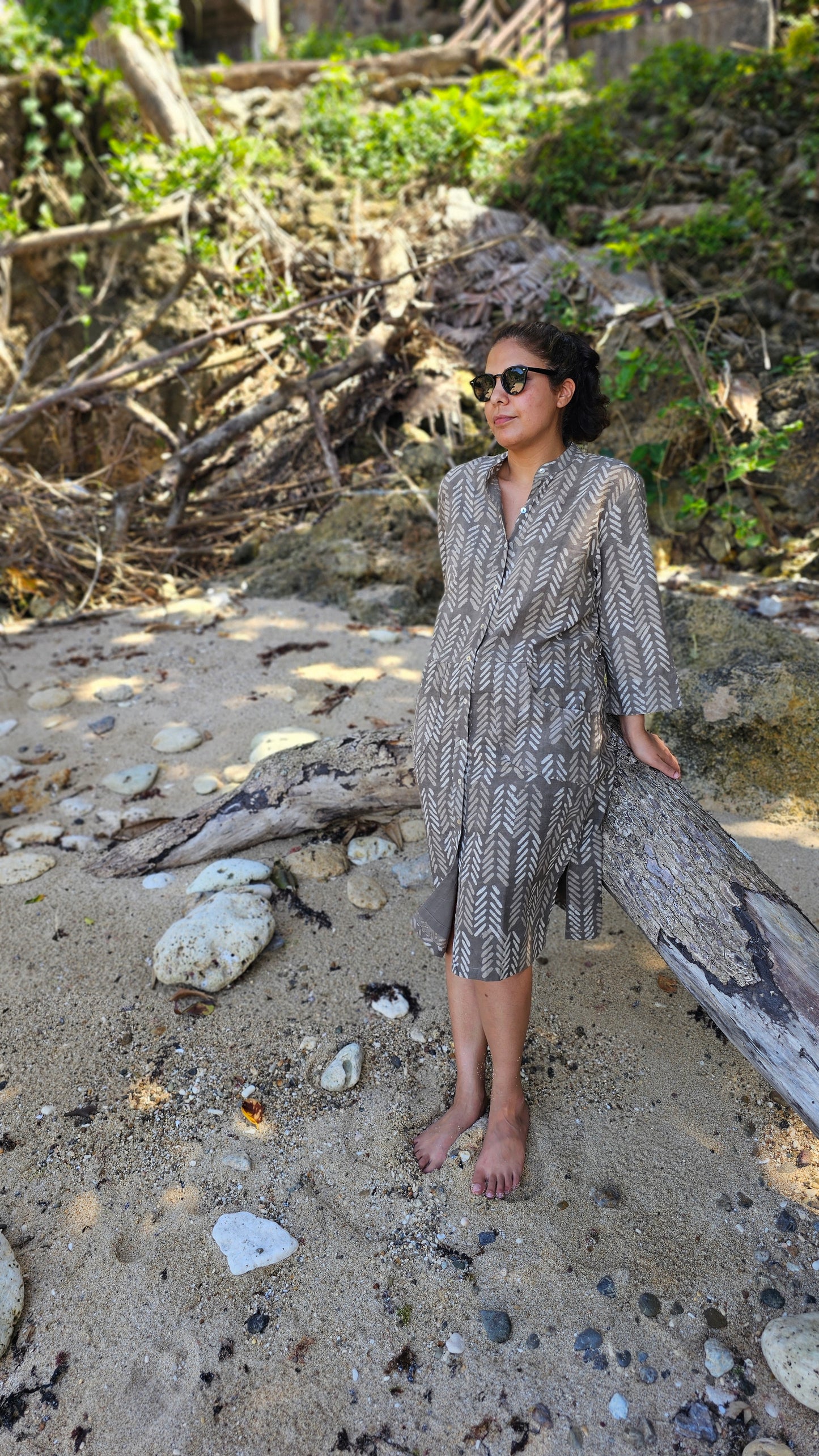 Helen Batik Shirtdress