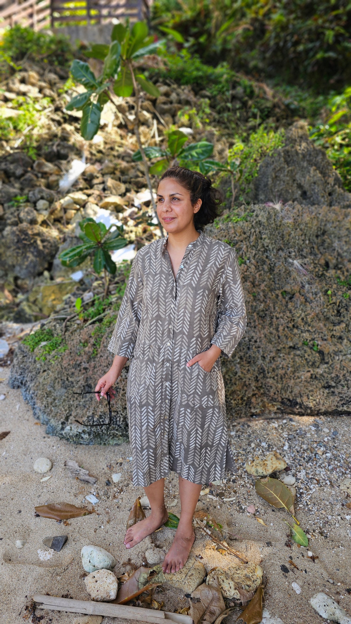 Helen Batik Shirtdress