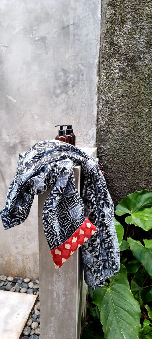  Grey Dimension Robe | Lightweight Cotton Luxury