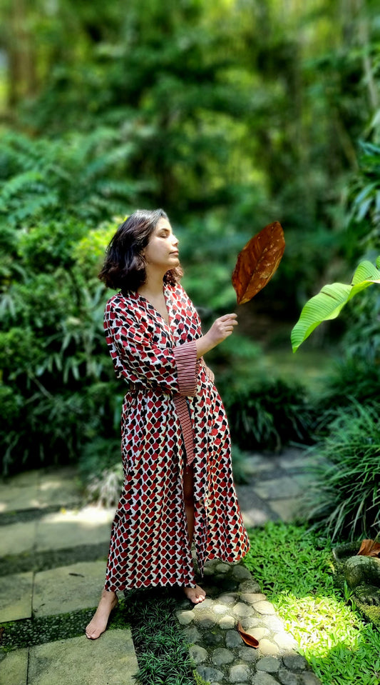 Kimono Laila | Sustainable Cotton Robe