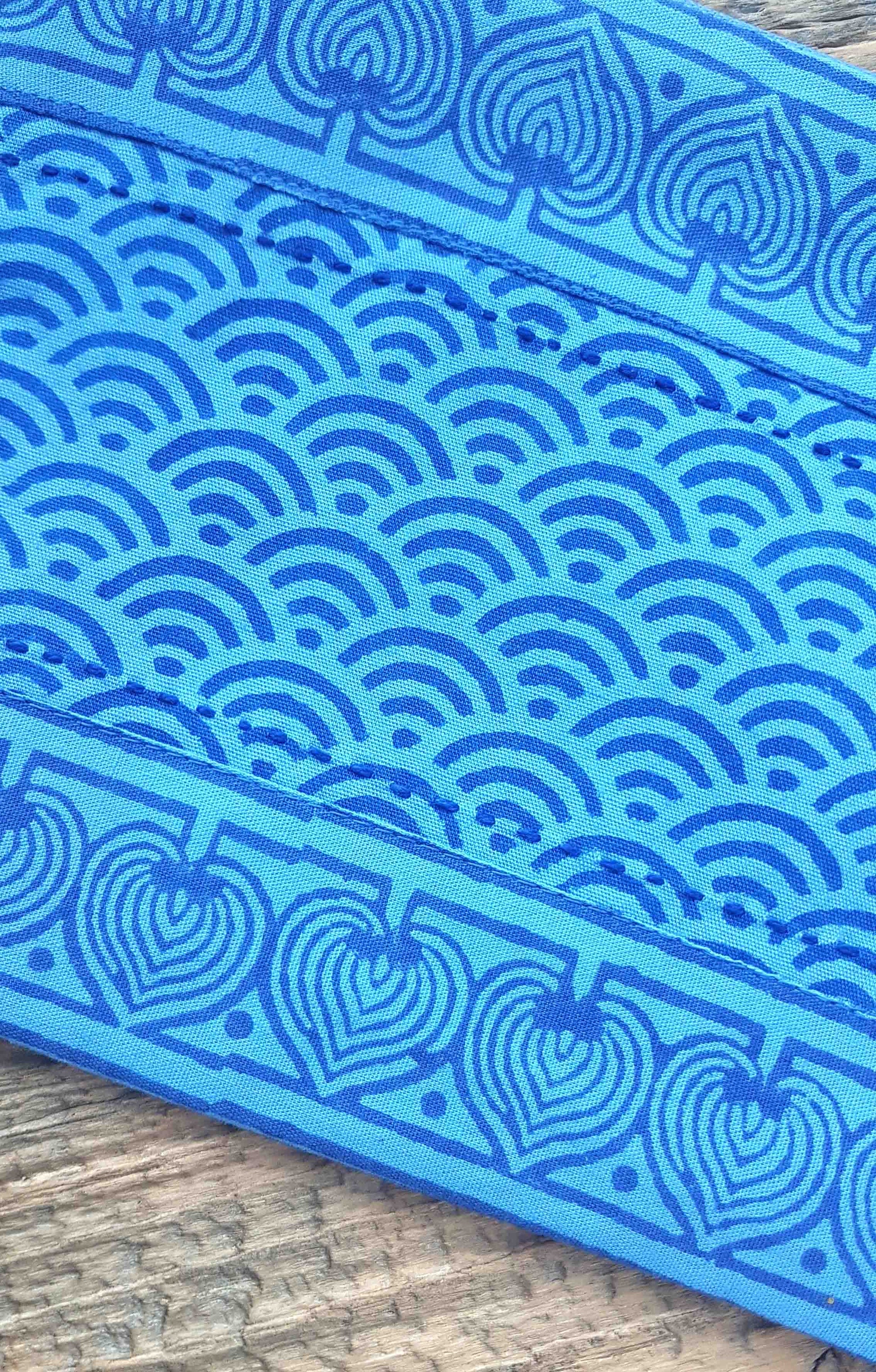 Travel Pouch-Dastkar Blue