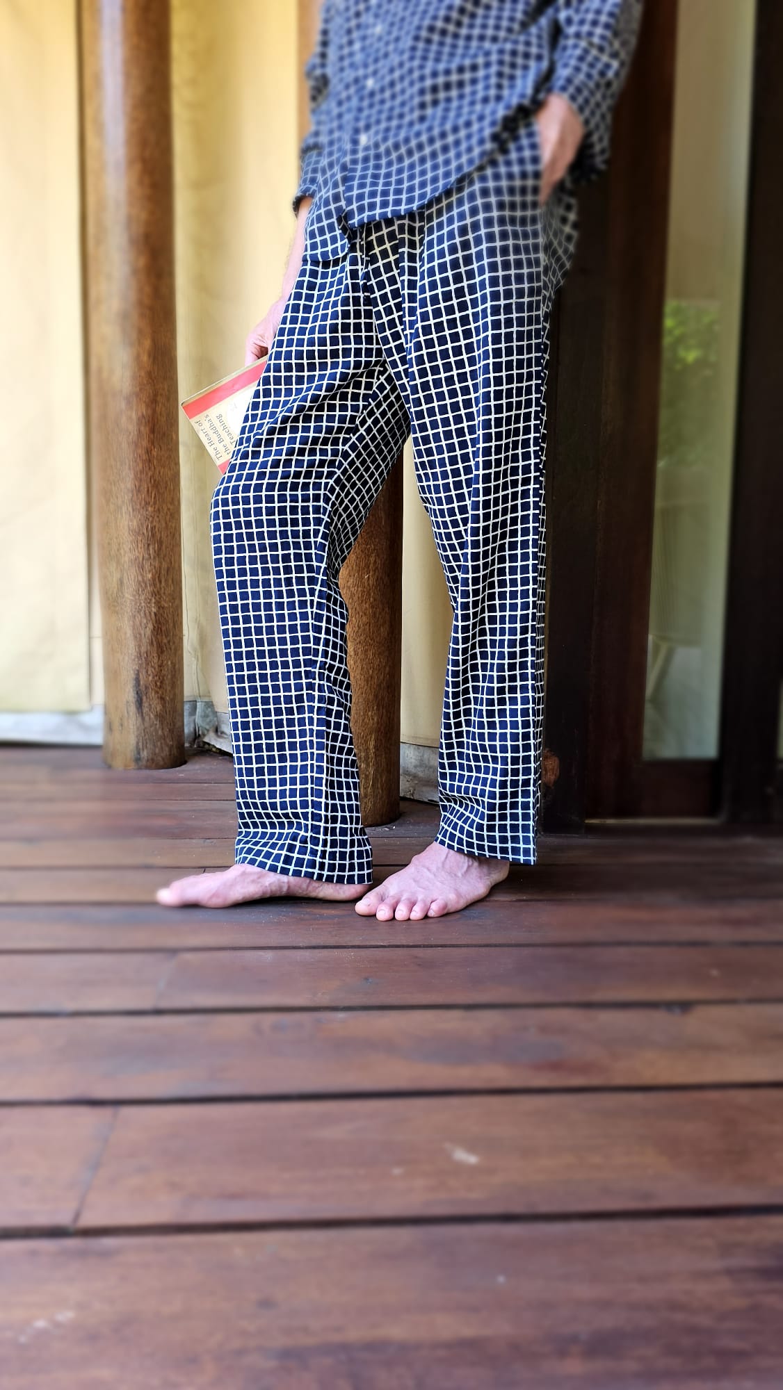 Blue D Pajama Set